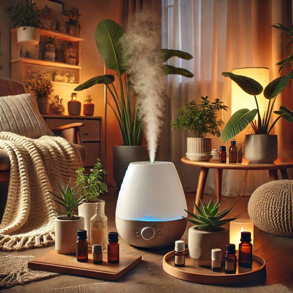 can you put essential oils in a humidifier