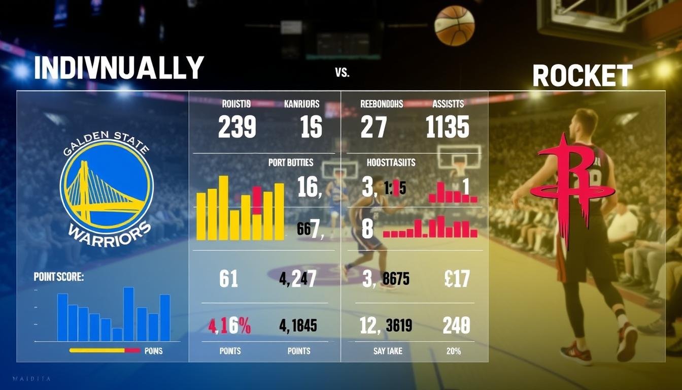 golden state warriors vs houston rockets match player stats