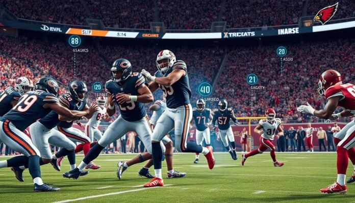 chicago bears vs arizona cardinals match player stats