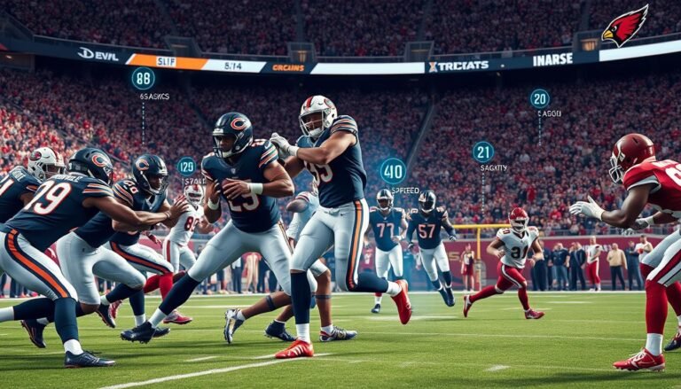 chicago bears vs arizona cardinals match player stats