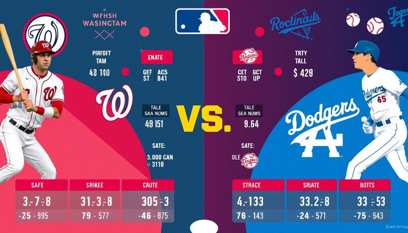 washington nationals vs dodgers match player stats