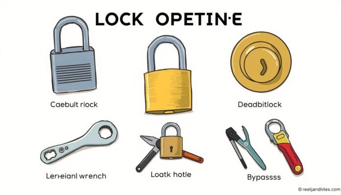 how to open a lock