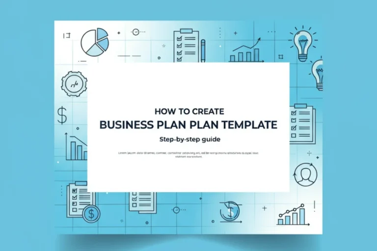 How to create a business plan template
