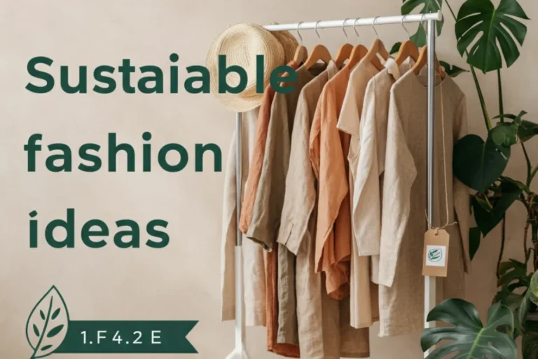 Sustainable fashion ideas