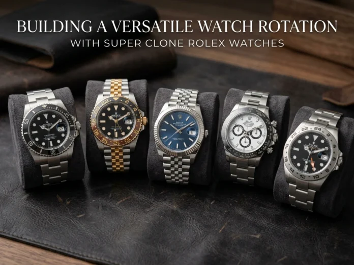 Building a Versatile Watch Rotation With Super Clone Rolex Watches Meta Title: Building a Versatile Watch Rotation With Super Clone Rolex Watches Meta Description: Learn how to build a balanced, versatile watch rotation using super clone Rolex watches. Practical tips on style, sizing, straps, budgeting, and care. Building a Versatile Watch Rotation With Super Clone Rolex Watches A great watch collection isn't about owning the most pieces. It's about owning the right ones. A versatile rotation gives you a watch for every part of your life, from the boardroom to the beach, without overlap or wasted money. For many enthusiasts, building this kind of rounded collection feels out of reach. High-end timepieces carry steep prices, and a single model rarely fits every occasion. This is where carefully made replicas have changed the game. With well-built super clone rolex watches, you can explore different styles, case sizes, and dial colors while keeping your budget under control. The goal here is simple: help you assemble a thoughtful, flexible rotation that suits your real life. Let's walk through how to do it the smart way. Start With Your Lifestyle, Not the Hype Before you buy a single watch, take an honest look at how you spend your week. Your rotation should reflect your actual routine, not someone else's highlight reel. Ask yourself a few questions. Do you work in a formal office or a casual setting? Are weekends filled with hiking, dinners out, or family time? Do you travel often across time zones? Your answers point directly to the kinds of watches worth owning. Someone who splits time between meetings and gym sessions needs different pieces than someone who works from home and dresses up only for special events. Mapping your lifestyle first keeps you from buying watches you'll rarely wear. It also helps you avoid duplicates that serve the same purpose. Cover the Core Style Categories A versatile rotation usually spans a handful of style families. Think of these as the building blocks of a well-rounded collection. Sports watch: A rugged, water-resistant piece for active days and casual wear. Dive-style models fit this role perfectly. Dress watch: A clean, understated design that slides under a cuff for formal events. Everyday all-rounder: A go-anywhere watch that handles work, errands, and dinner with ease. Tool or travel watch: Something with extra function, like a GMT complication for tracking a second time zone. You don't need all four at once. Start with one or two that match your most common settings, then expand. The beauty of working with replicas is that you can sample each category affordably and learn what truly suits you. Mix Case Sizes for Real Versatility Case size shapes how a watch looks and feels far more than people expect. A 36mm watch reads as classic and refined. A 40mm or 41mm case feels modern and balanced. Larger 42mm-plus pieces make a bolder statement. Wrist size matters too. If you have a slimmer wrist, an oversized case can look awkward, while a moderate diameter sits comfortably. Try to include a range across your rotation. Having one smaller dress piece and one larger sports model gives you flexibility for different outfits and moods. Pay attention to case thickness as well. A slim profile slips easily under a shirt cuff, which is ideal for formal wear. A thicker case suits casual, sporty days when you want presence on the wrist. Play With Dial Colors Dial color is one of the easiest ways to add variety without buying a completely different watch style. A few well-chosen colors can transform how often you reach for a piece. Classic options never disappoint. A black dial works with nearly everything and leans formal. A white or silver dial feels crisp and versatile. From there, consider adding personality with blue, green, or even a warmer tone like champagne or salmon. A smart approach is to keep your foundation pieces in neutral colors, then let one or two watches bring bolder shades into the mix. This way, you always have a safe choice while still enjoying some flair when the occasion allows. Choose the Right Bracelets and Straps The strap or bracelet you pair with a watch changes its entire character. This is the most affordable way to expand a rotation, since swapping straps costs far less than buying new watches. A stainless steel bracelet feels sturdy and dressy, perfect for the office or evening events. A rubber strap suits sports and warm-weather wear. Leather adds warmth and works beautifully with a dress watch. Fabric or NATO straps bring a relaxed, casual edge ideal for weekends. If a watch has quick-release spring bars, you can change its look in seconds. Stocking a few extra straps gives even a small collection surprising range. One versatile watch on three different straps can feel like three watches. Match Watches to Occasions Once you have a few pieces, think about how they map to events. This makes getting dressed easier and ensures each watch earns its place. Office and business: A clean dress watch or a steel-bracelet all-rounder. Casual outings: A sports model on rubber or fabric. Formal evenings: A slim, understated piece on leather or polished steel. Travel: A GMT or dual-time watch that keeps you connected to home. When your rotation covers these bases, you'll always have the right watch ready. That confidence is the whole point of building a balanced collection. Set a Sensible Budget Budgeting keeps your hobby enjoyable rather than stressful. Decide how much you want to spend overall, then divide that across the pieces you actually need. Replicas let you build breadth without draining your savings. Still, set limits. It's easy to keep adding watches when each one feels affordable. Focus on filling genuine gaps in your rotation instead of collecting for the sake of it. Quality matters more than quantity. A handful of well-made pieces that you love will always beat a drawer full of watches you never wear. Spend on the styles you'll use most, and resist impulse buys that don't fit your plan. Keep Your Watches in Good Shape Maintenance protects your investment and keeps every piece looking its best. Good habits cost little and extend the life of your collection. Wipe each watch down after wear to remove sweat, oils, and dust. Store pieces in a case or box away from direct sunlight and extreme temperatures. Rotate which watch you wear so no single one sits idle for too long, especially automatics that benefit from regular movement. Check water resistance before any contact with water, and avoid pushing crowns or pushers when the watch is wet. Simple care like this keeps your rotation reliable for years. The Benefits of a Balanced Collection A thoughtful rotation does more than fill your wrist. It saves you time, since you always know what to wear. It saves money, because you buy with purpose instead of impulse. And it brings genuine enjoyment, letting you express different sides of your style. Variety also keeps the hobby fresh. Reaching for a different watch each day feels like a small daily pleasure. Over time, you'll understand your own taste far better, which makes future choices easier and more satisfying. Final Thoughts Building a versatile watch rotation comes down to intention. Start with your lifestyle, cover the key style categories, and mix case sizes, dial colors, and straps to maximize range. Match each piece to real occasions, stick to a sensible budget, and care for your watches along the way. Building a Versatile Watch Rotation With Super Clone Rolex Watches