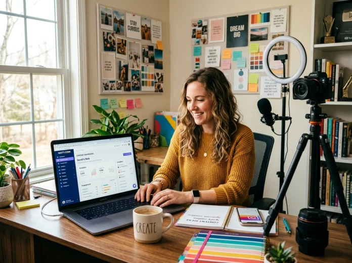 A Day in the Life of a Full-Time Content Creator Using igsty.com