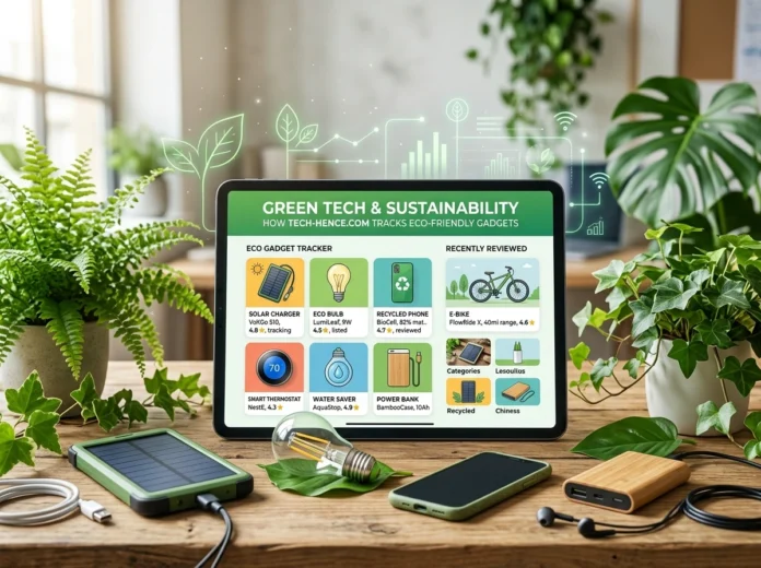Green Tech and Sustainability: How Tech-Hence.com Tracks Eco-Friendly Gadgets Green Tech and Sustainability: How Tech-Hence.com Tracks Eco-Friendly Gadgets